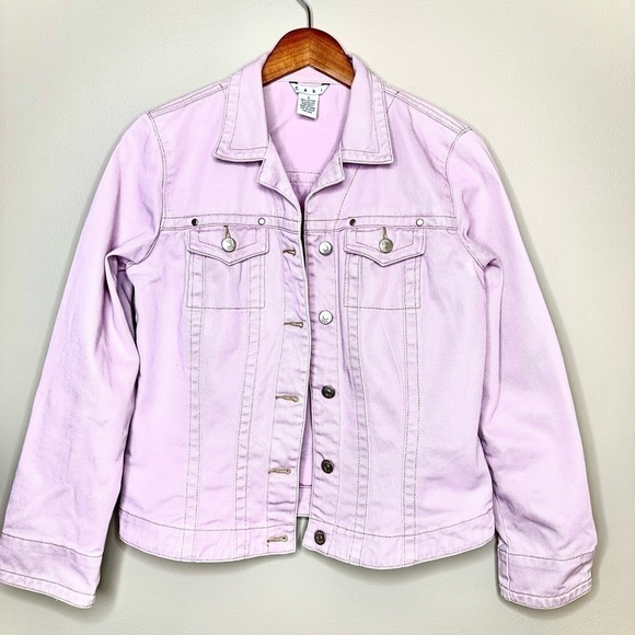 CAbi Jackets & Blazers - Cabi Lilac Purple Denim Jacket